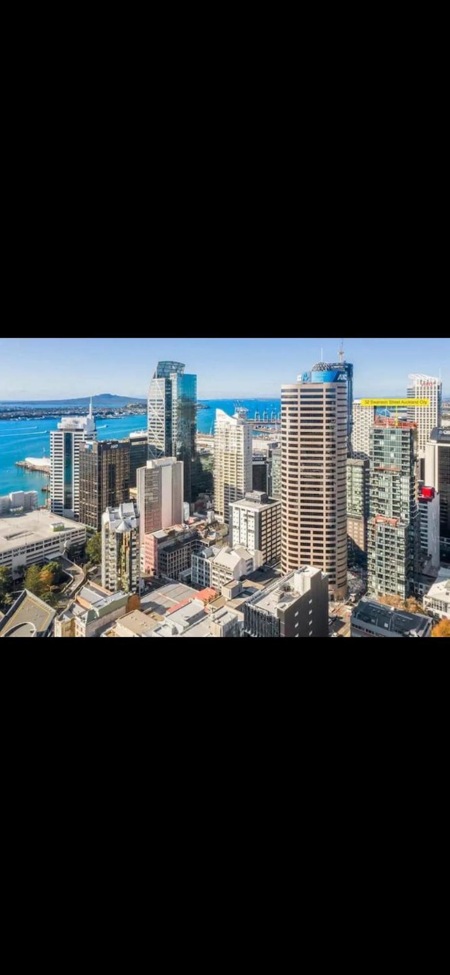 天空城景 海景 私人大阳台公寓 Окленд Экстерьер фото